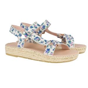 NIB LoveShackFancy Loves Manebi Hiking Sandals in Bluejay Size 37 in Bluejay
